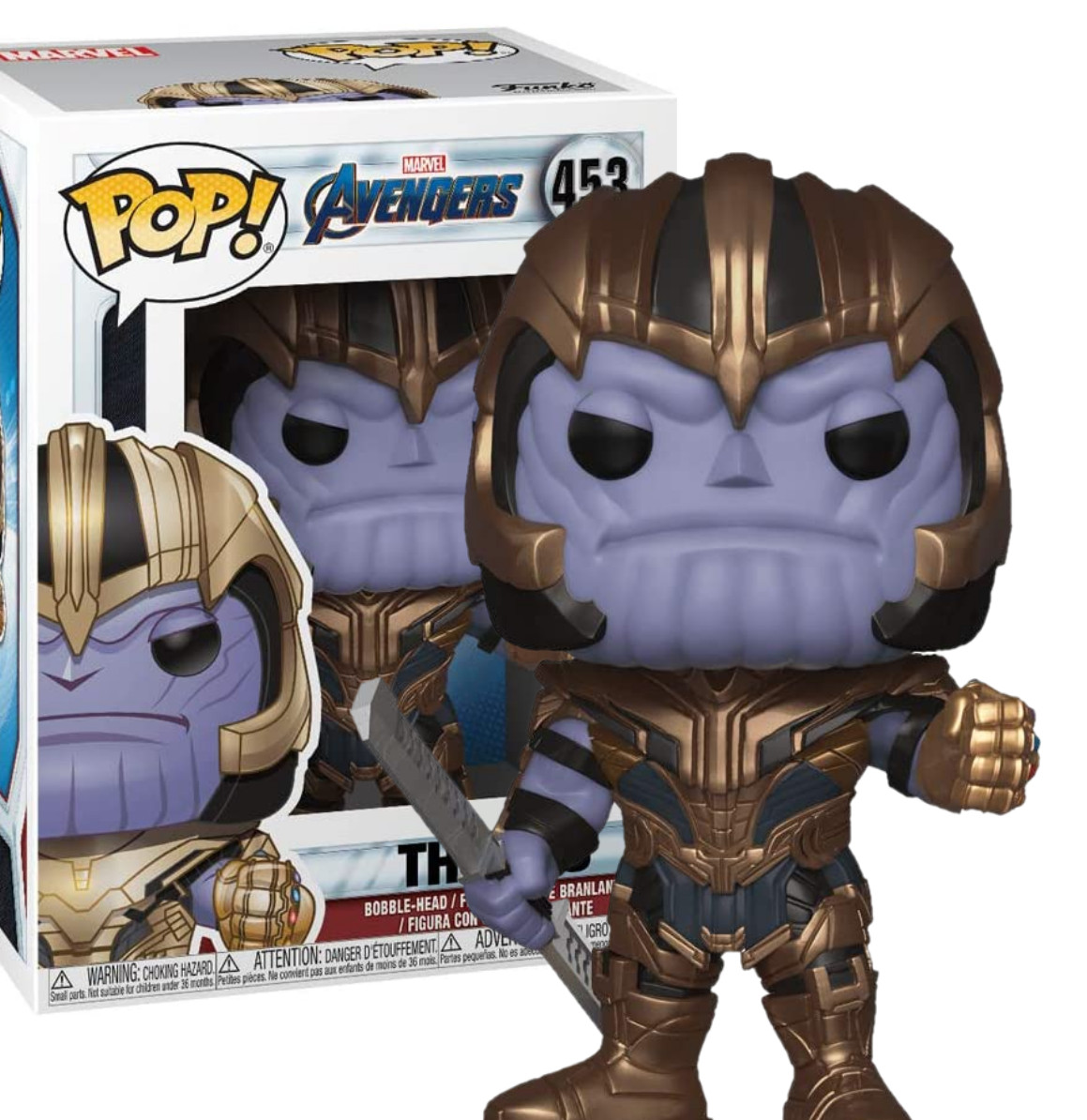 Muñeco de Thanos en Avengers ENDGAME Funko PoP 453