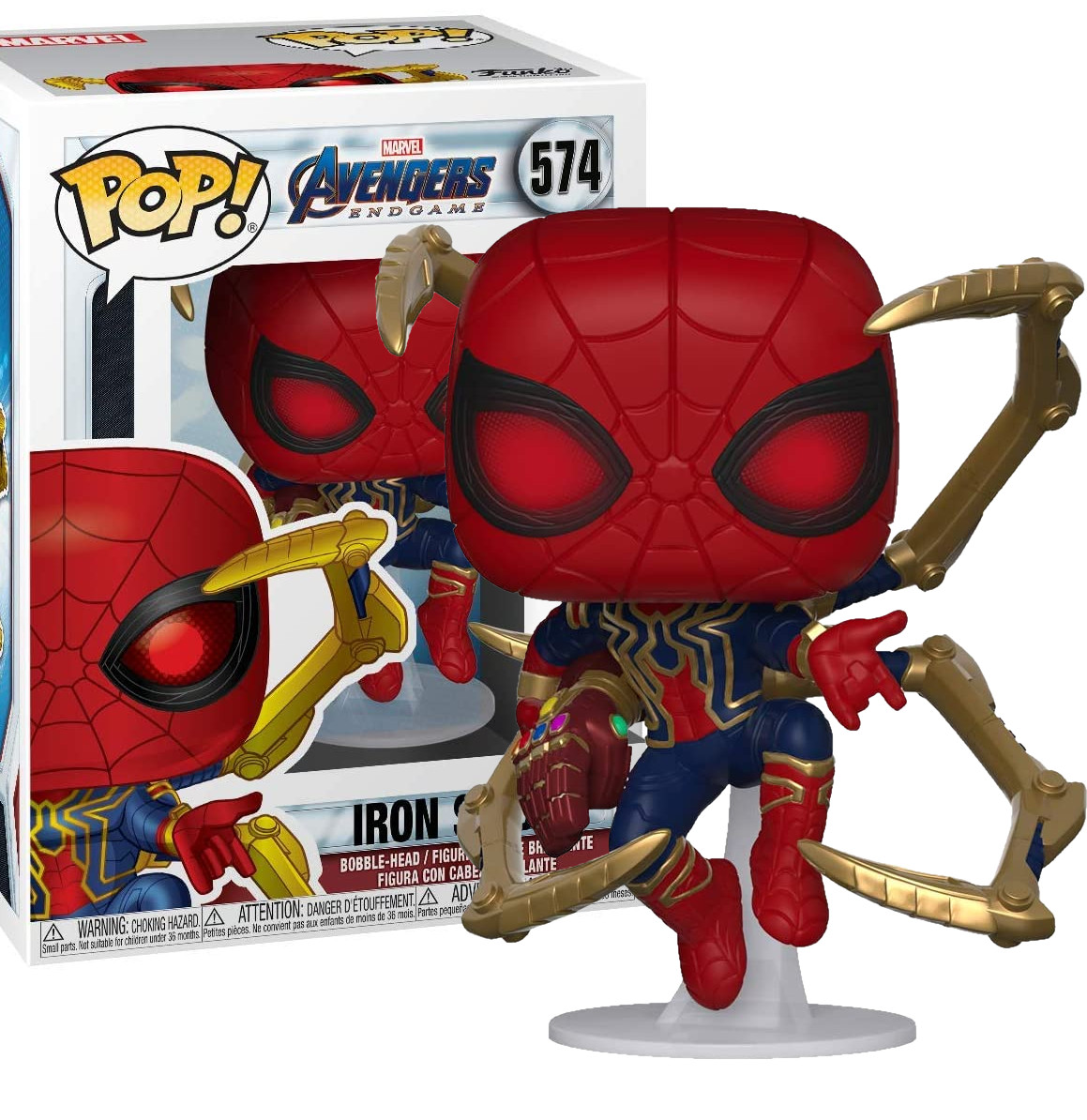 Muñeco de Spider-Man en Avengers: Engame Funko PoP 574