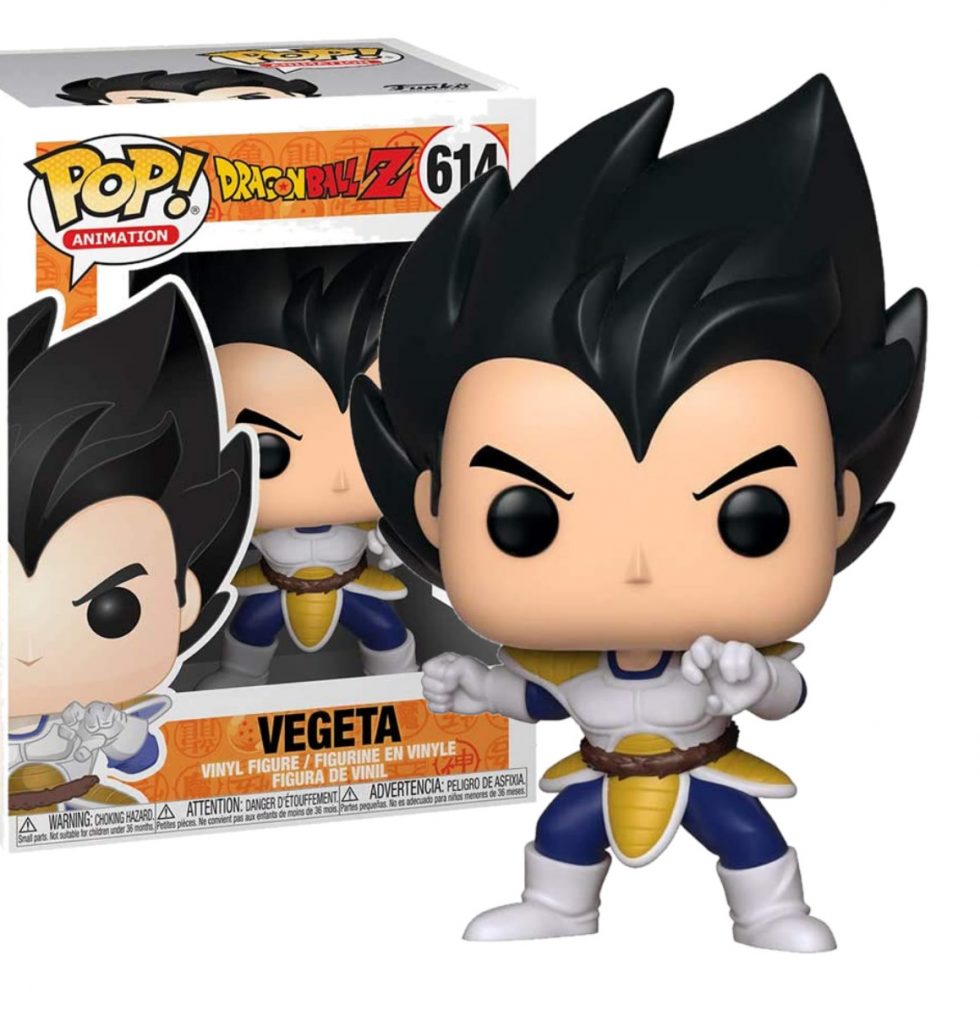 Funko Pop! Dragonball Z – Super Saiyan Vegeta Gold Chrom SDCC Limited Edition – Sammlerfigur, Glänzende Veredelung