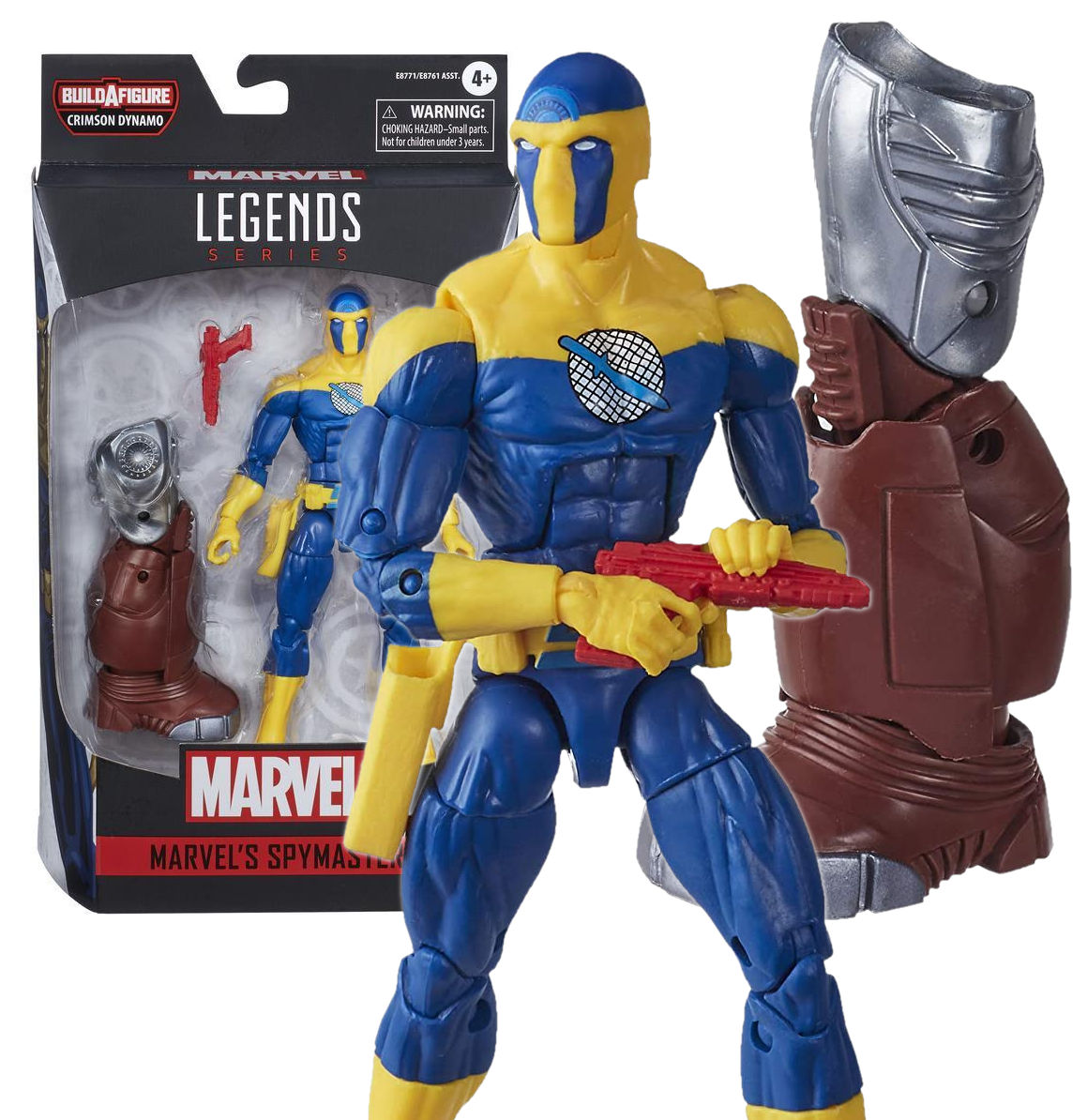 Spymaster · BAF Crimson Dynamo · Marvel Legends 2020