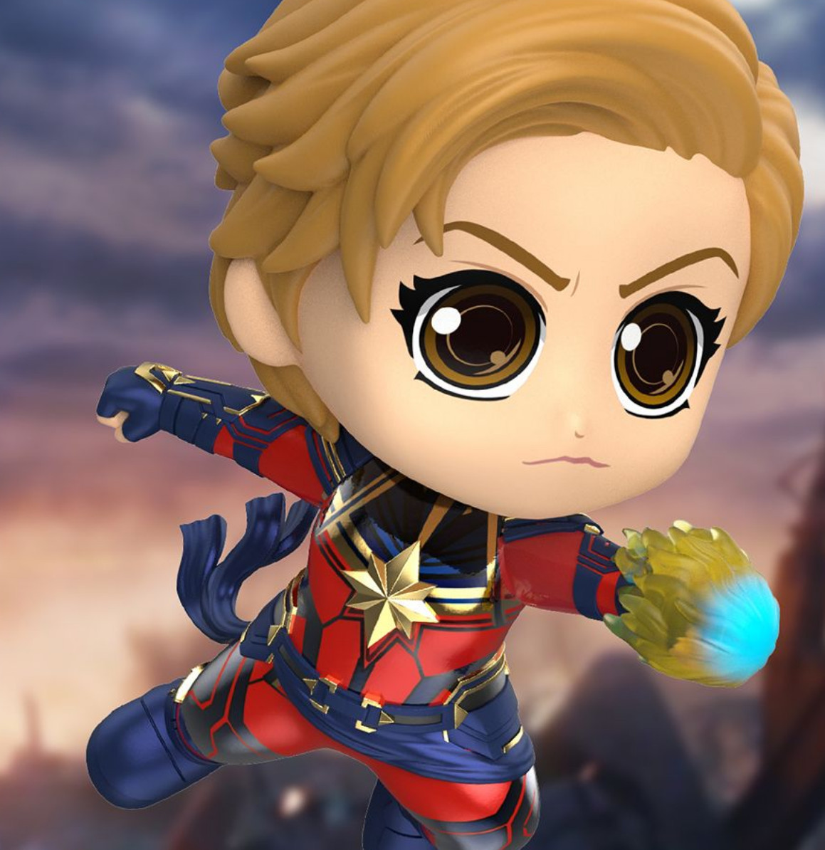 Figura de Captain Marvel Batting Version | Avengers: EndGame | Cosbaby | COSB 663