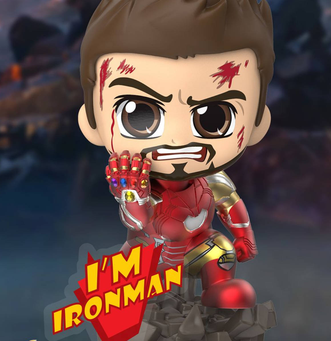 Figura de Iron Man Battling Version | Avengers: EndGame | Cosbaby | COSB 651