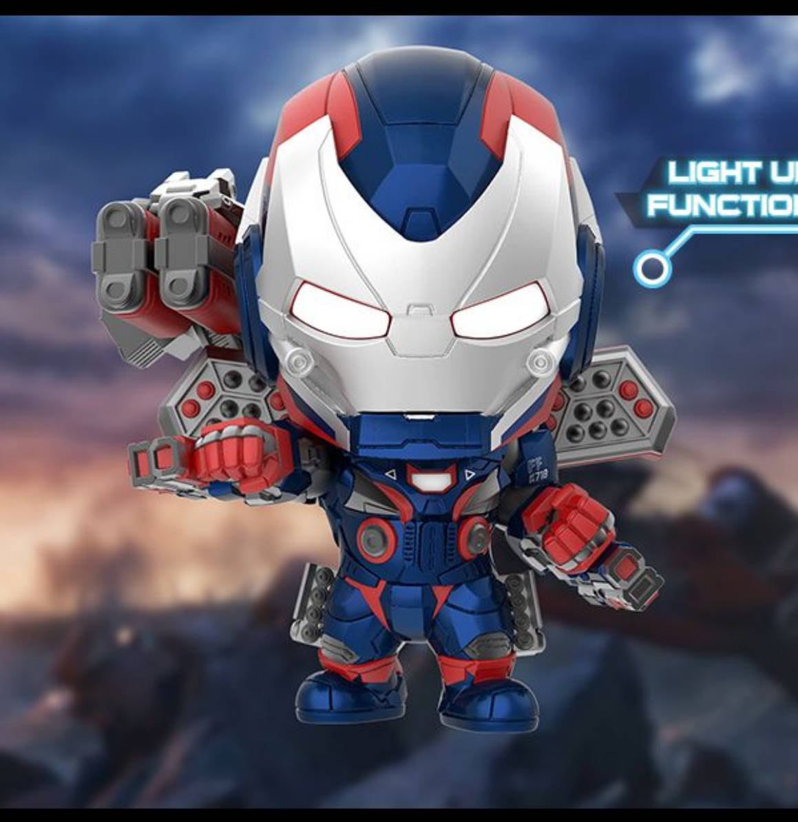 Figura de Iron Patriot | Avengers: EndGame | Cosbaby | COSB 656