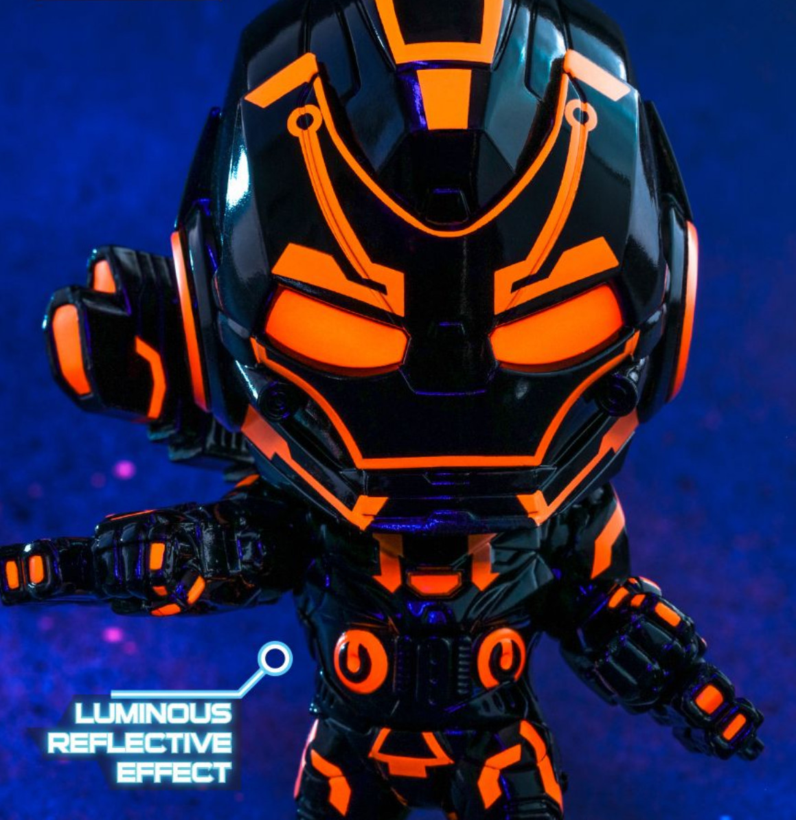 Figura de Neon Tech War Machine | Avengers: EndGame | Cosbaby Exclusive Hot Toys | COSB 697