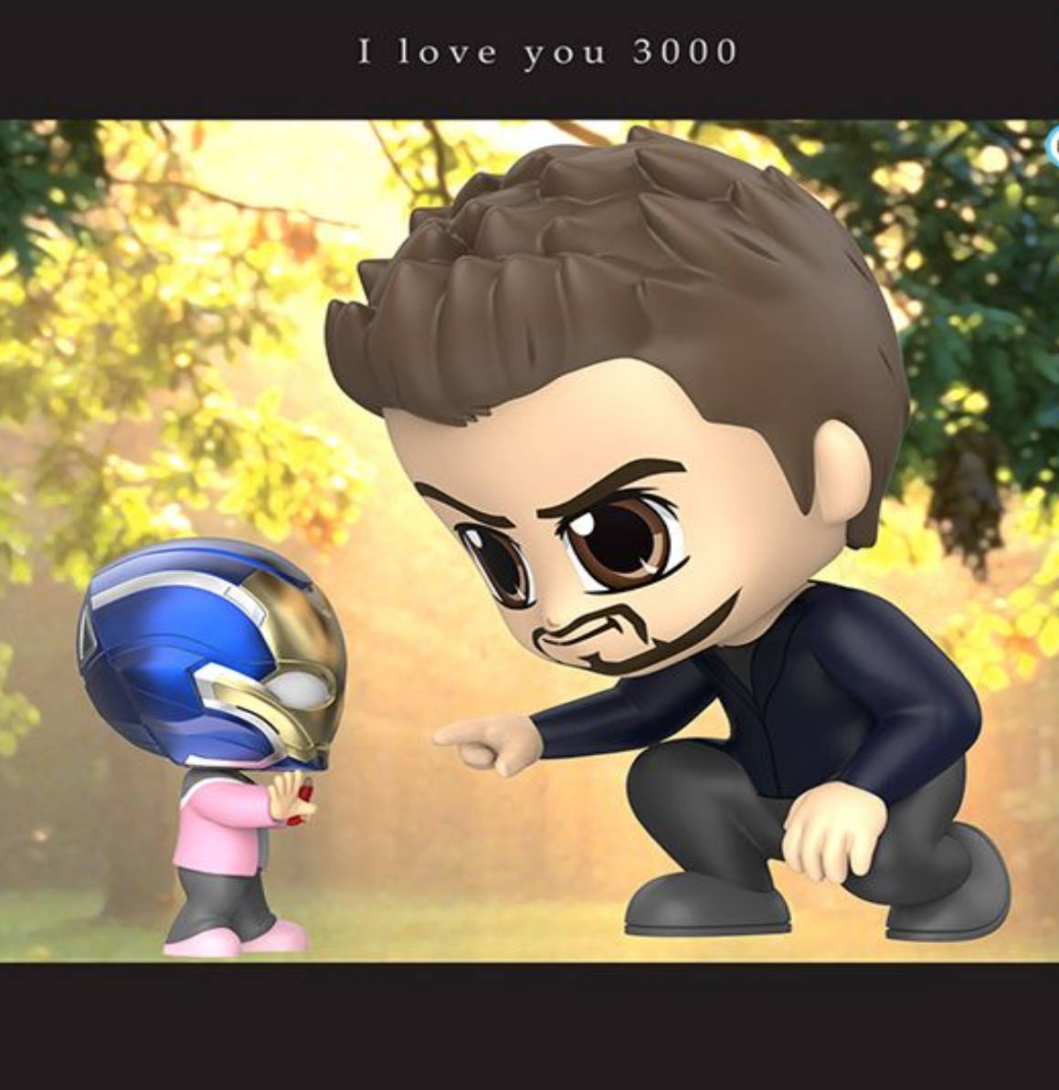 Figuras de Tony Stark and Morgan Stark | Avengers: EndGame | Backdoor Included | Cosbaby | COSB 657