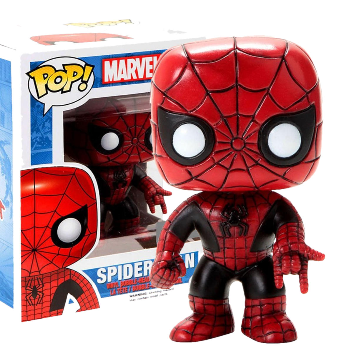 Funko POP Spider-Man - Red and Black | Marvel Universe Serie 1 | 003