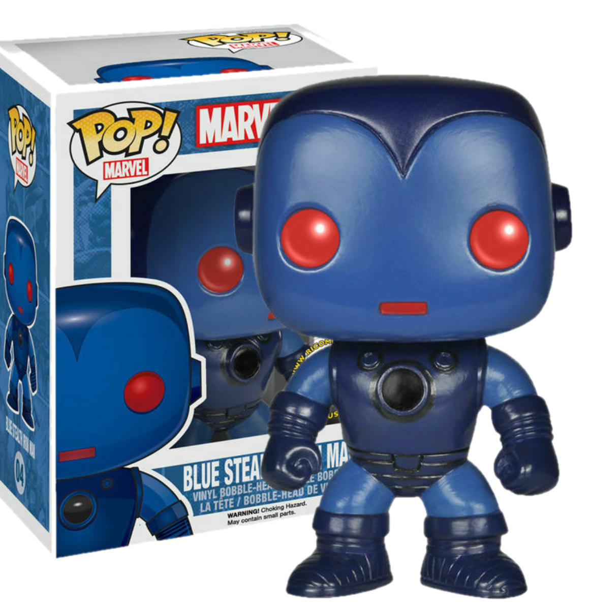 Funko POP Iron Man Blue Stealth | Marvel Universe Serie 1 | 004