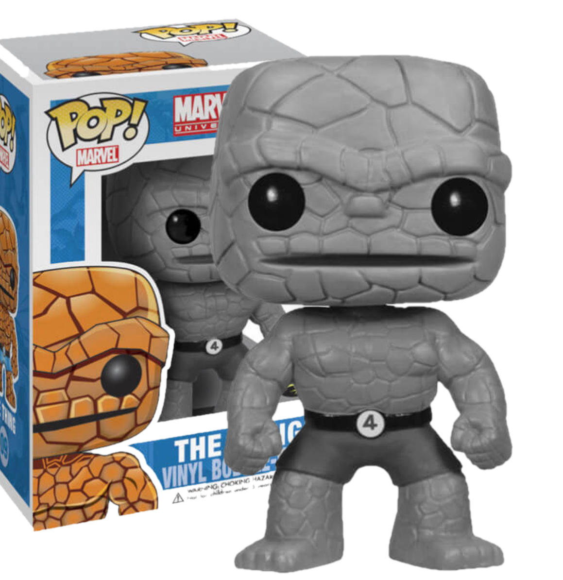 Funko POP The Thing Black and White | Exclusive | Marvel Universe Serie 1 | 009