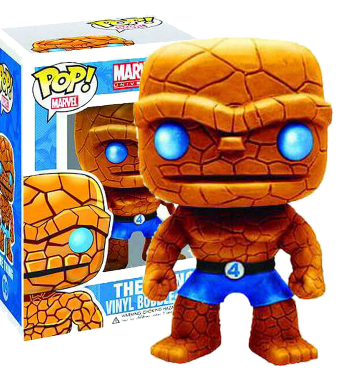Funko POP The Thing | Metallic | SDCC 2011 | Marvel Universe Serie 1 | 009