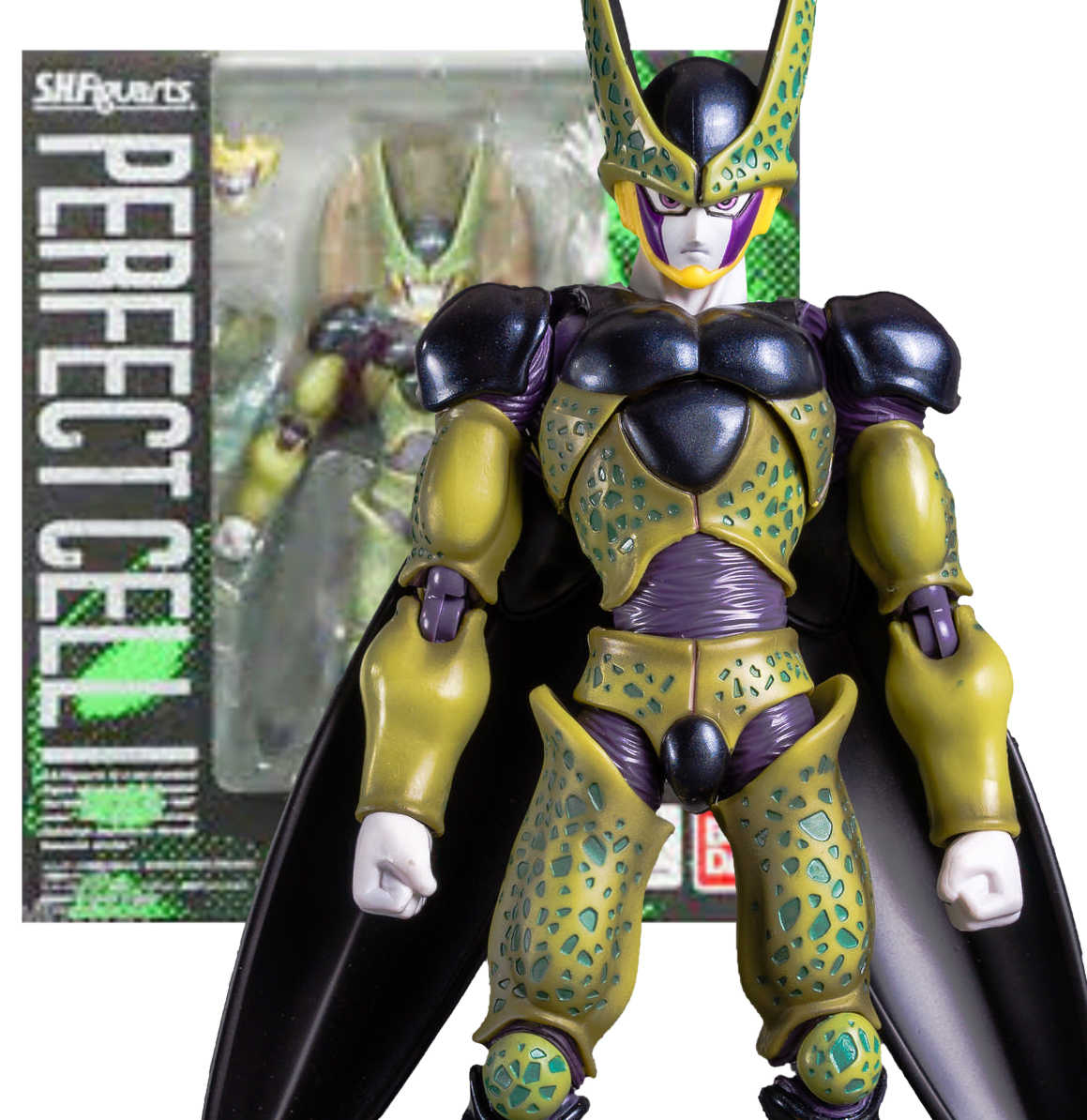 Bandai Dragon Ball Z SH Figuarts Perfect Cell: Action Figure Da Collezione 15 Cm, Originale, Confezione Finestra