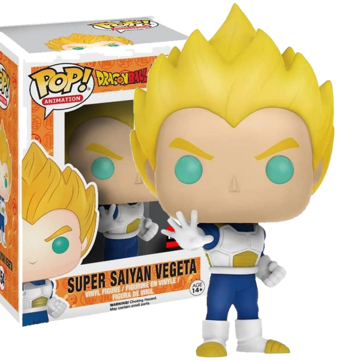 Figura de Super Saiyan Vegeta DBZ Funko PoP 154