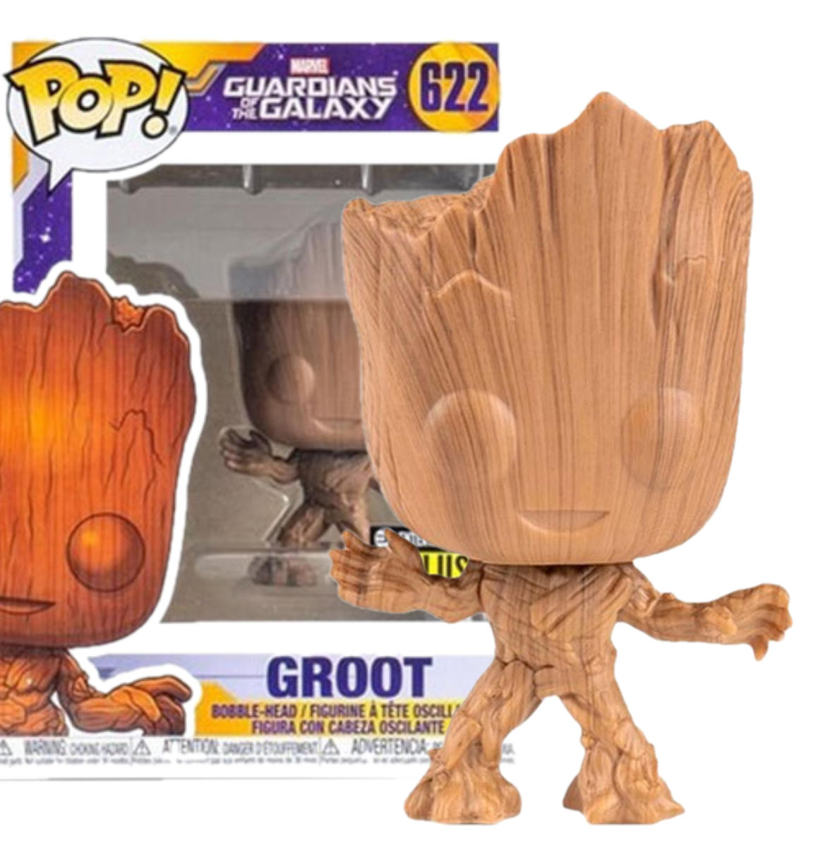 Funko POP Wood Groot | Guardians of the Galaxy | 622