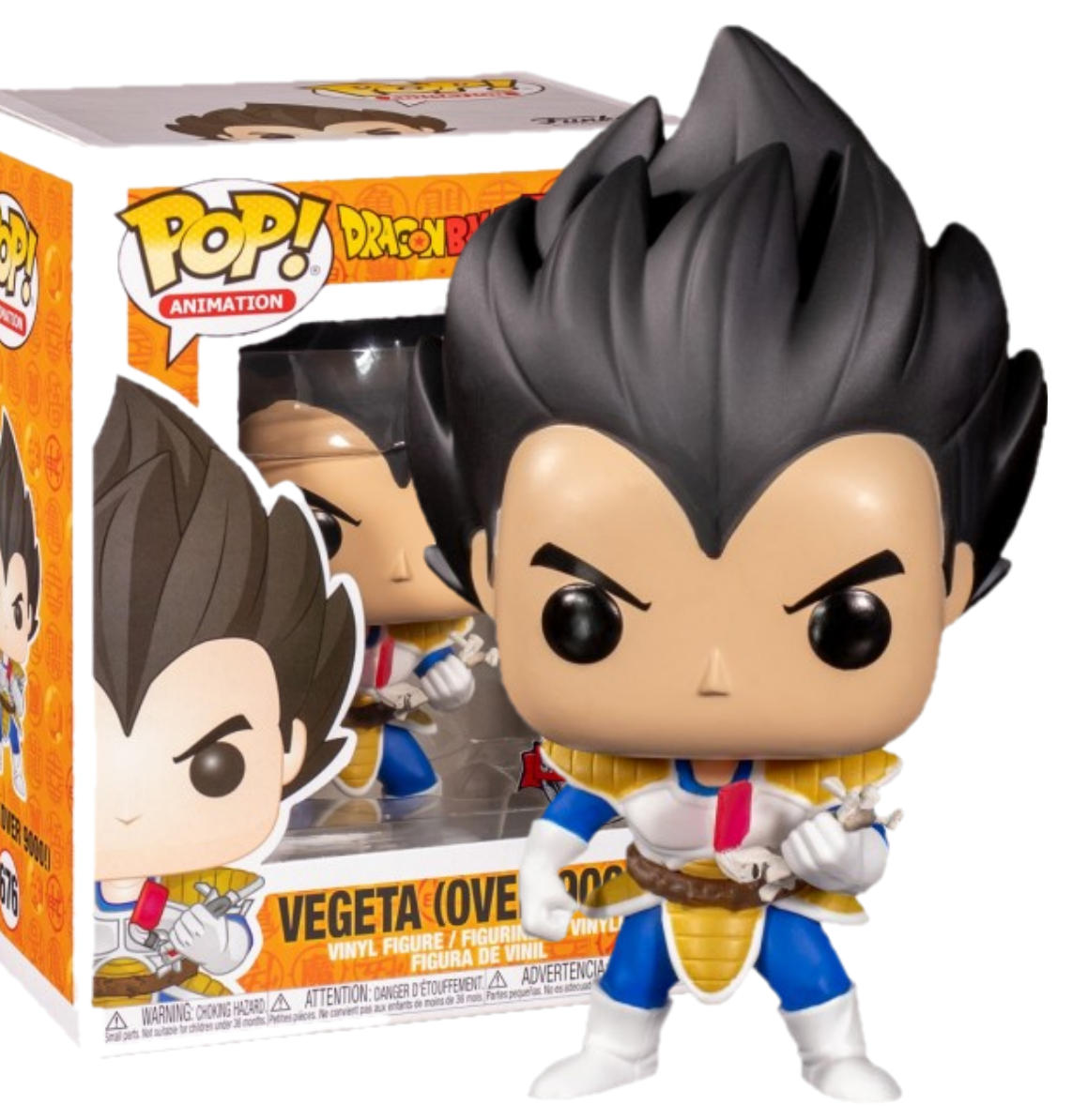 Figura de Vegeta (Over 9000!) - Exclusive DBZ Funko PoP 676