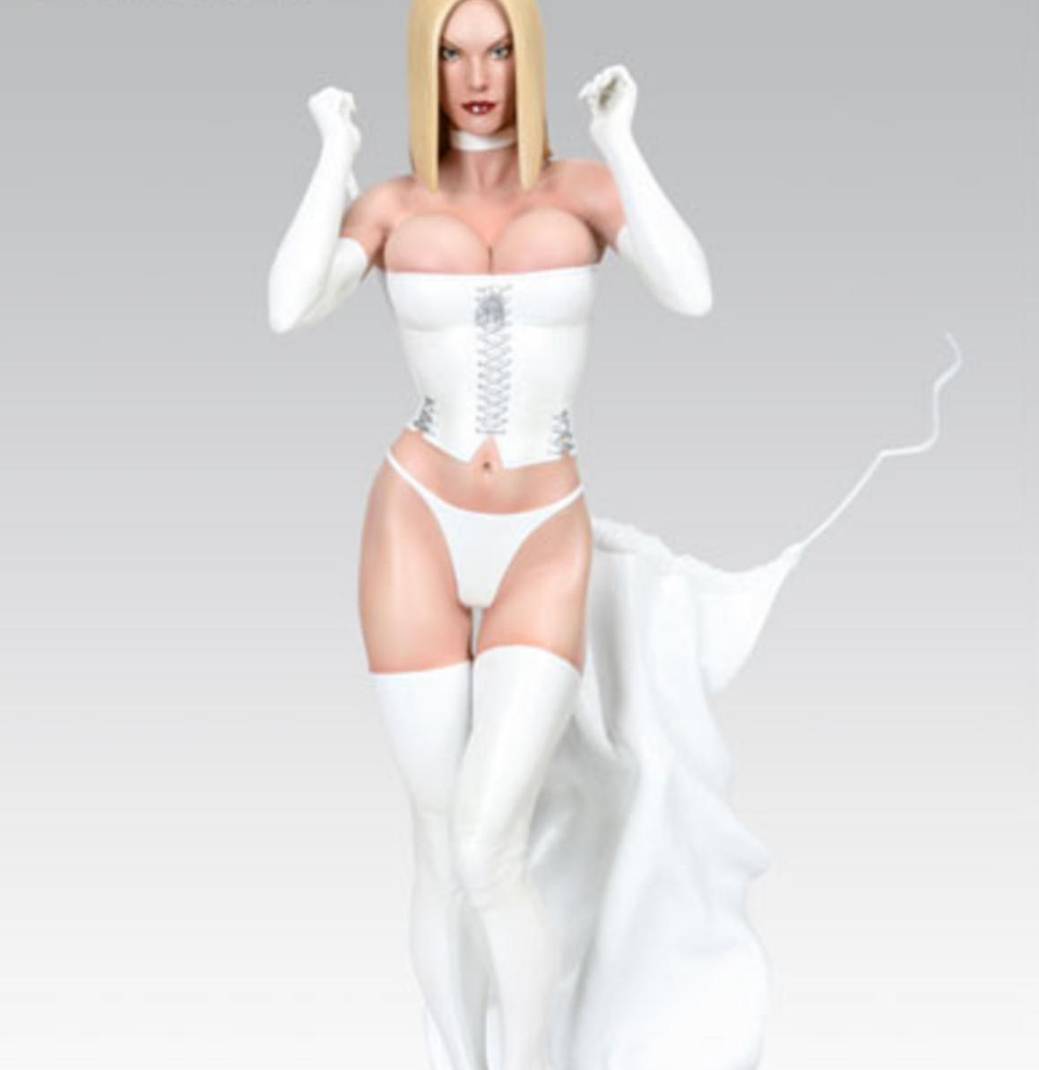 Figura de Emma Frost Sideshow | Comiquette | Figure Exclusive | Estatua SideShow Marvel