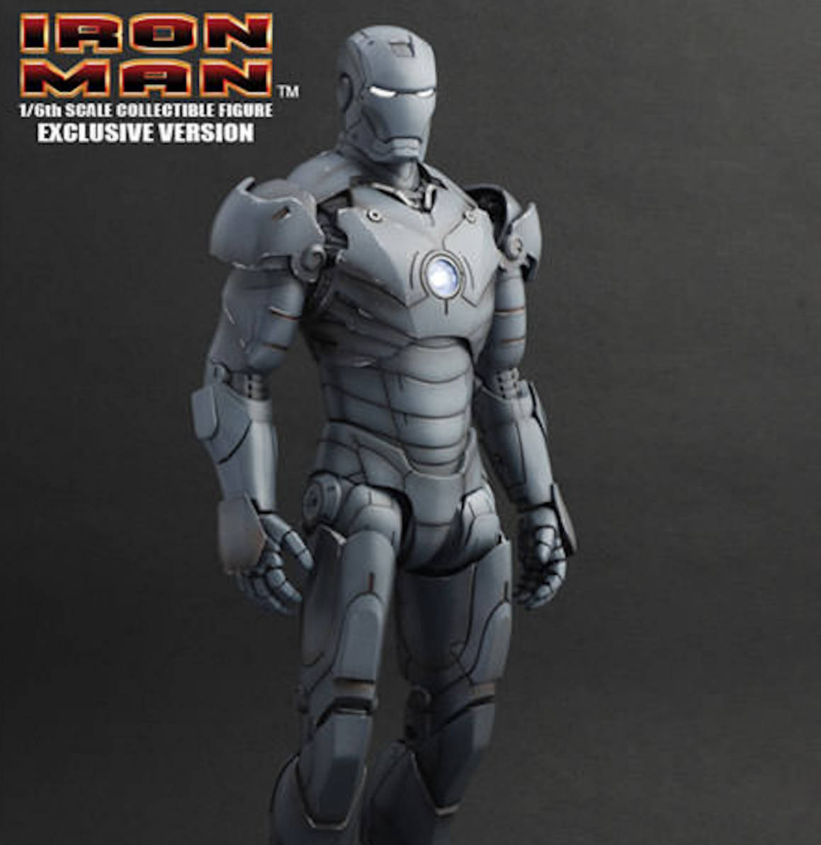 Figura Hot Toys Iron Man Mark III Gun Metal | Exclusive | Iron Man 1 | MMS 101