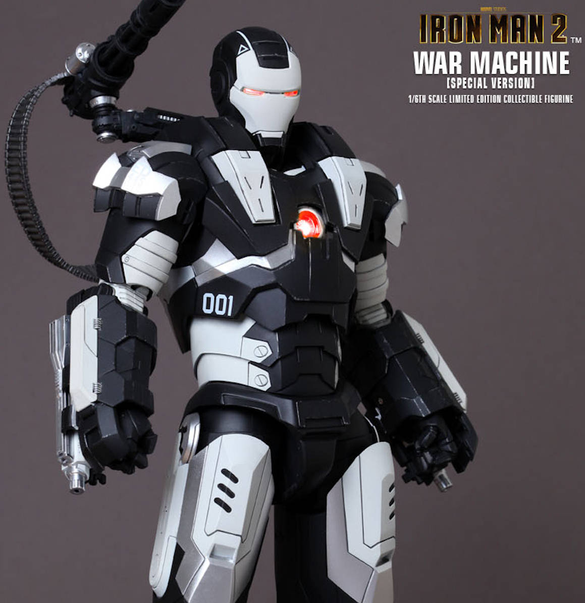 Figura Hot Toys War Machine Special Version | Iron Man 2 | MMS 166