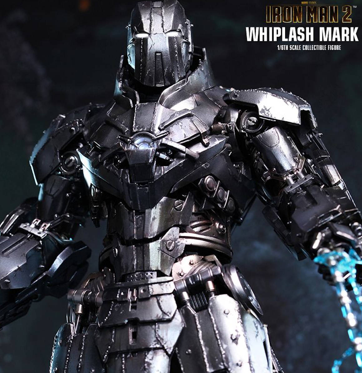 Figura Hot Toys Whiplash II | Iron Man 2 | MMS 237 Diecast 06