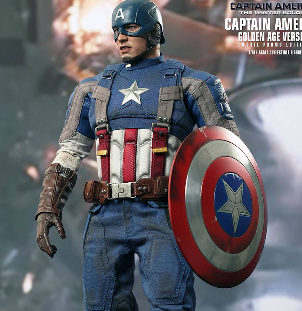 Figura Hot Toys Captain America Golden Age Version | Captain America: The Winter Soldier | MMS 240