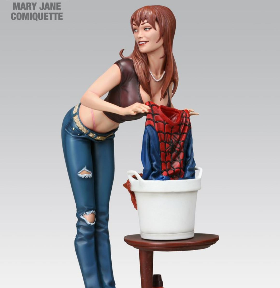 Estatua de Mary Jane Sideshow | Adam Hughes | statue | Comiquette | Estatua SideShow Marvel