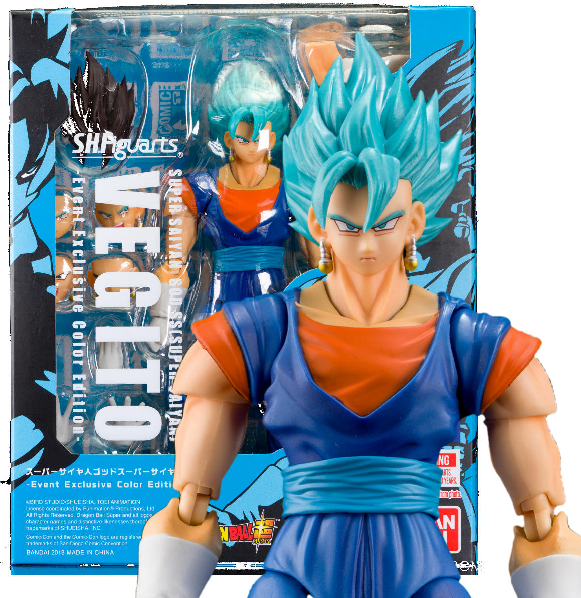 Figura de Vegetto - Event Exclusive Color Edition SDCC 2018 & DB Tour DB Super S.H Figuarts