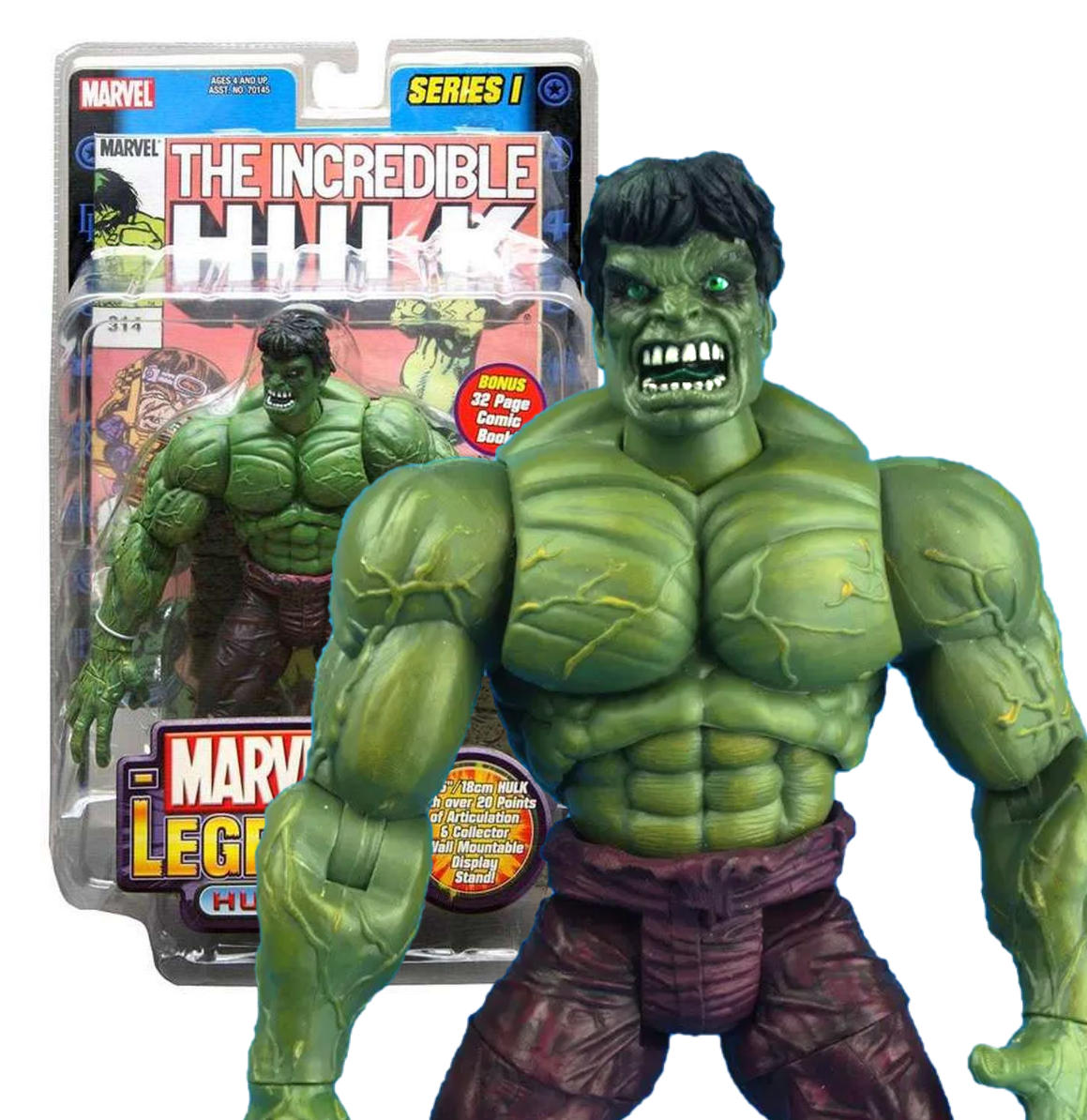 Hulk | Series 1 | Toy Biz 2002 | Marvel Legends