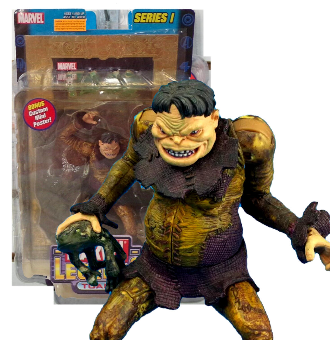 Toad | Gold Poster | Series 1 | Toy Biz 2002 | Marvel Legends