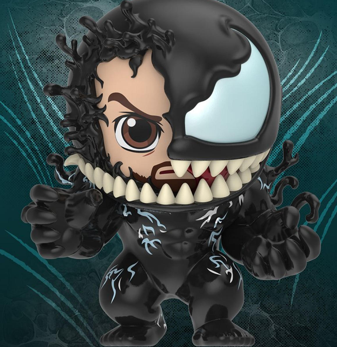 Figura de Venom y Eddie Brock | Venom | Cosbaby (s) | COSB 626