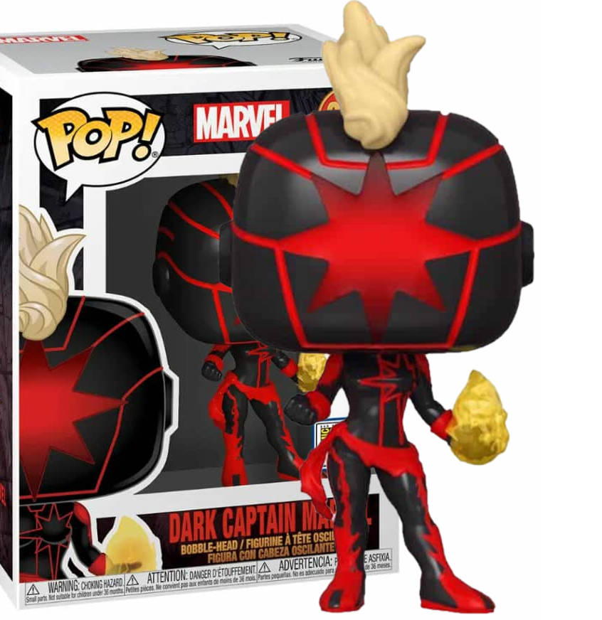 Funko POP Dark Captain Marvel | SDCC 2020 | Marvel Universe Series | 657