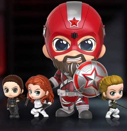 Figura Cosbaby (s) de Red Guardian, Black Widow, Yelena & Melina - Set of 4 | Black Widow | COSB 753