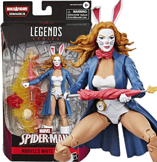 Marvel's White Rabbit | BAF Demogoblin | Spider-Man | Hasbro 2020 | Marvel Legends