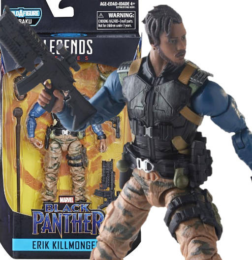 Erik Killmonger | BAF M'Baku | Black Panther | Hasbro 2019 | Marvel Legends