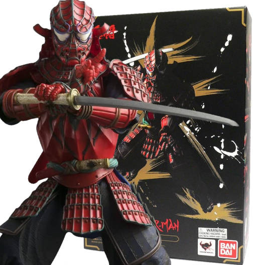 Muñeco de Spider-Man Samurai | Bandai Meisho | Manga Realization | S.H Figuarts Tamashi Nations