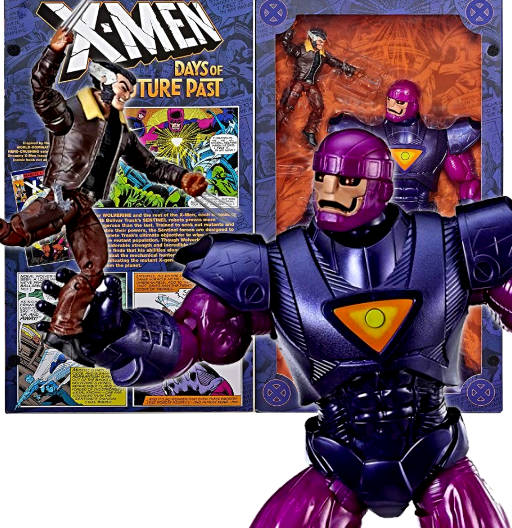 Sentinel & Logan | Box Set Exclusive Amazon | X-Men Days of Future Past | Hasbro 2018 | Marvel Legends