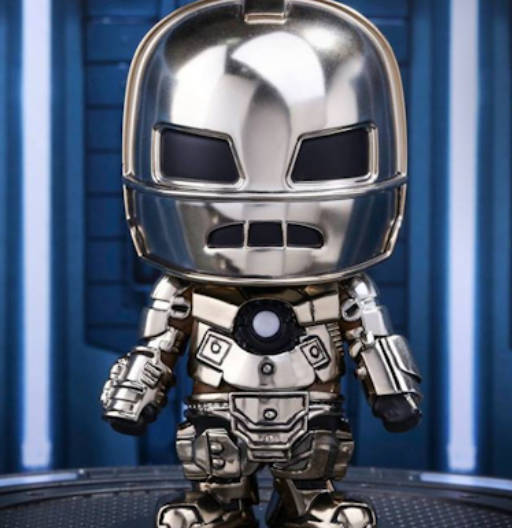 Figura Cosbaby (s) de Iron Man Mark I - Metallic Color Version | Iron Man 1 | COSB 285