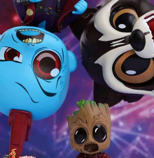 Figura Cosbaby (s) de Rocket, Groot & Yondu - Set of 3 | Guardians of the Galaxy Vol.2 | COSB 389