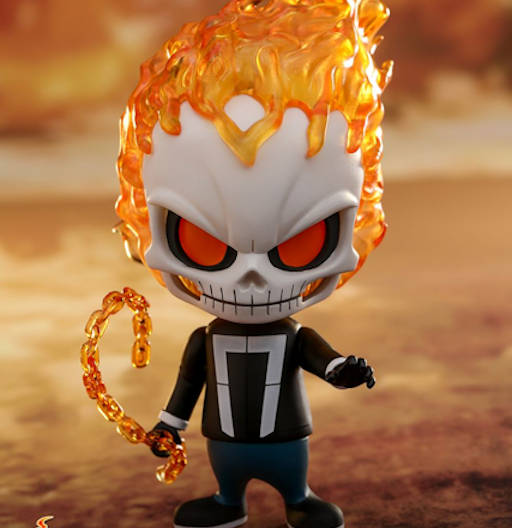 Figura Cosbaby (s) de Ghost Rider (With Hellfire Chain) | Agents of Shield | COSB 401
