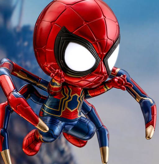 Figura Cosbaby (s) de Iron Spider (Crawling Version) - Light Up | Avengers: Infinity War | COSB 431