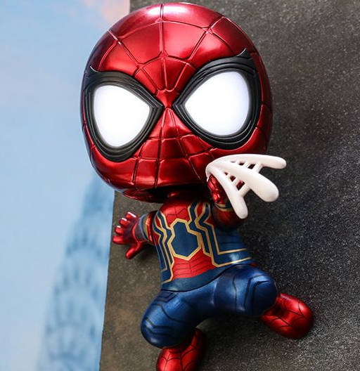 Figura Cosbaby (s) de Iron Spider (Web Shooting) | Avengers: Infinity War | COSB 443