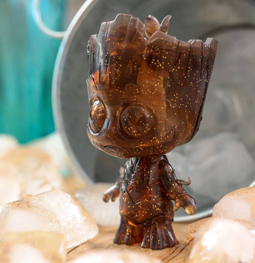 Figura Cosbaby (s) de Groot (Transparent Brown Version) | Guardians of the Galaxy Vol.2 | COSB 456