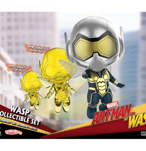Figura Cosbaby (s) de The Wasp - Set of 3 | Ant-Man and The Wasp | COSB 490