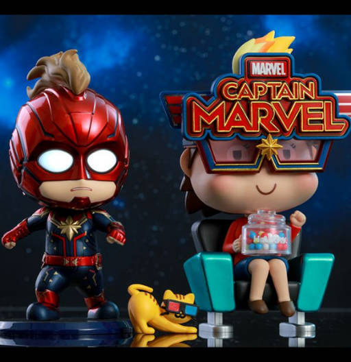 Figura Cosbaby (s) de Captain Marvel & Movbi | Captain Marvel | COSB 546