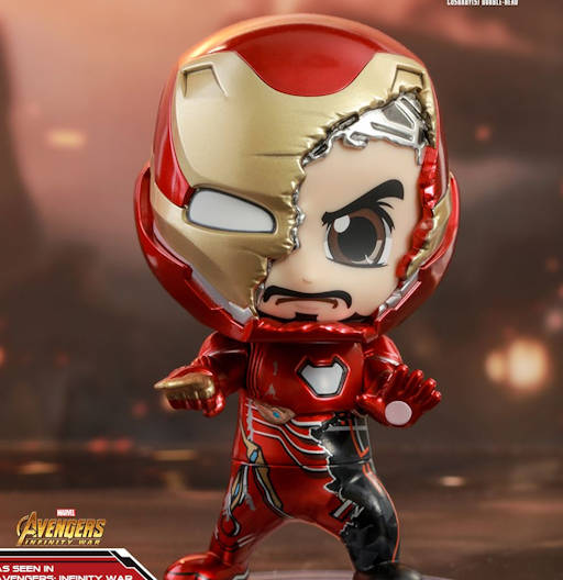 Figura Cosbaby (s) de Iron Man Mark L (Battle Damage Version) | Avengers: Infinity War | COSB 558