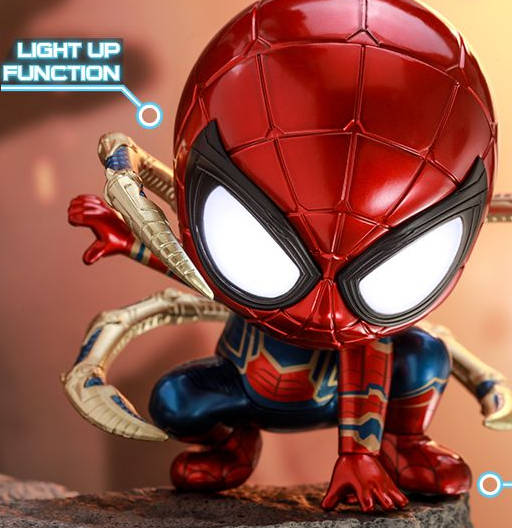 Figura Cosbaby (s) de Iron Spider - Light Up & Magnetic Function | Avengers: Infinity War | COSB 559