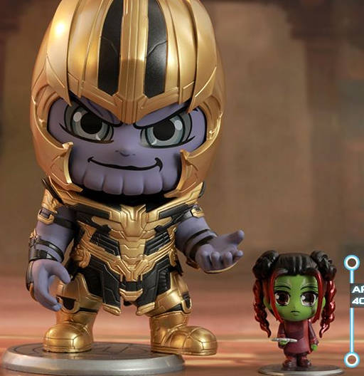 Figura Cosbaby (s) de Thanos & Gamora - Set of 2 | Avengers: Infinity War | COSB 560