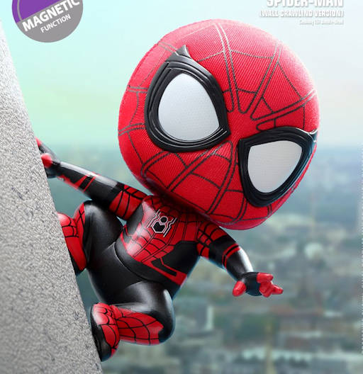 Figura Cosbaby (s) de Spider-Man (Wall Crawling Version) - Magnetic Function | Spider-Man: Far From Home | COSB 630