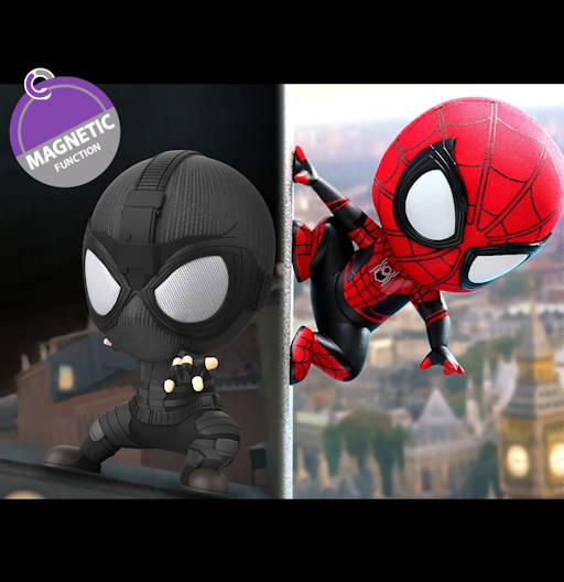 Figura Cosbaby (s) de Spider-Man & Spider-Man (Stealth Suite) - Magnetic Function | Spider-Man: Far From Home | COSB 634