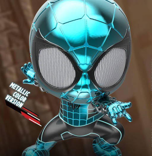 Figura Cosbaby (s) de Spider-Man (Fear Itself Suit) - Metallic Color Version - Magnetic Function | Spider-Man PS4 | COSB 671