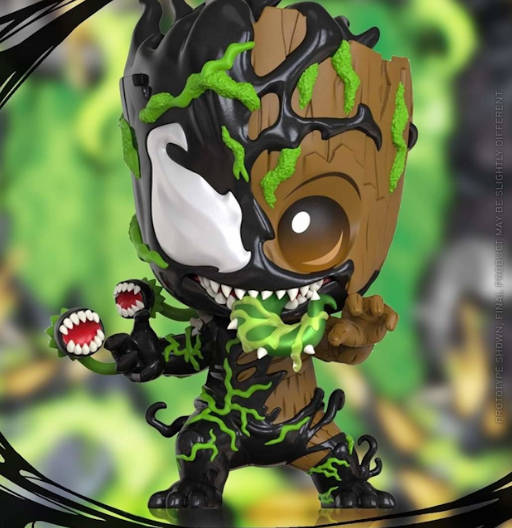 Figura Cosbaby (s) de Venomized Groot | Spider-Man: Maximum Venom | COSB 760