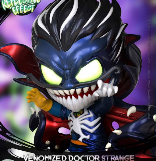 Figura Cosbaby (s) de Venomized Doctor Strange - Reflective Effect | Spider-Man: Maximum Venom | COSB 766
