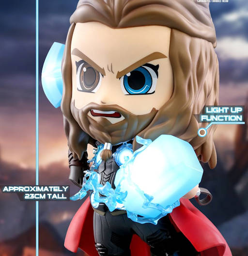 Figura Cosbaby (L) de Thor (Battling Version) - Grande | Avengers: Endgame | COSB 737